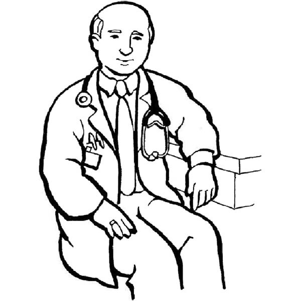 Doctor Coloring Pages Doctor Hospital Coloring Page 17 Coloring ...