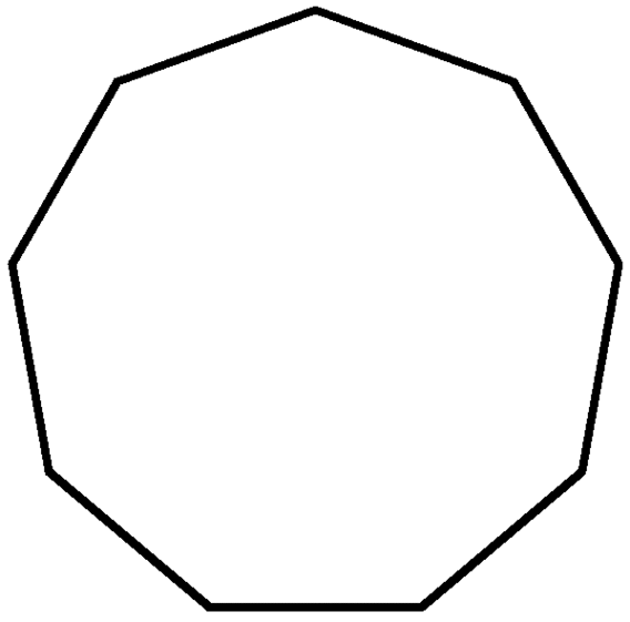 Regular Nonagon ClipArt ETC Clipart - Free to use Clip Art Resource