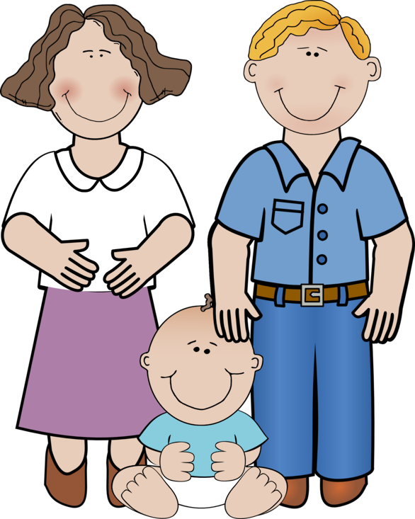 Family Clipart Clip Art Of A Happy Family Cli Family Happy Family ...