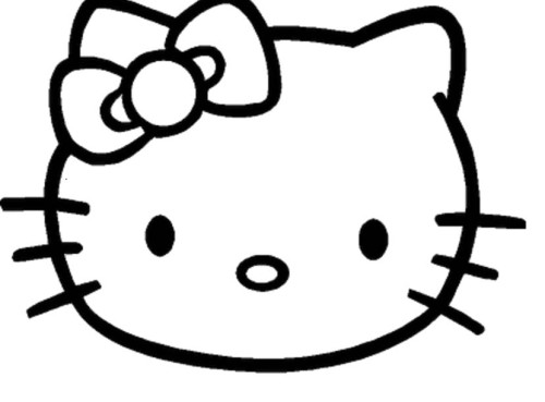 Hello Kitty Face Coloring Page - Hello Kitty Coloring Pages : Kids ...