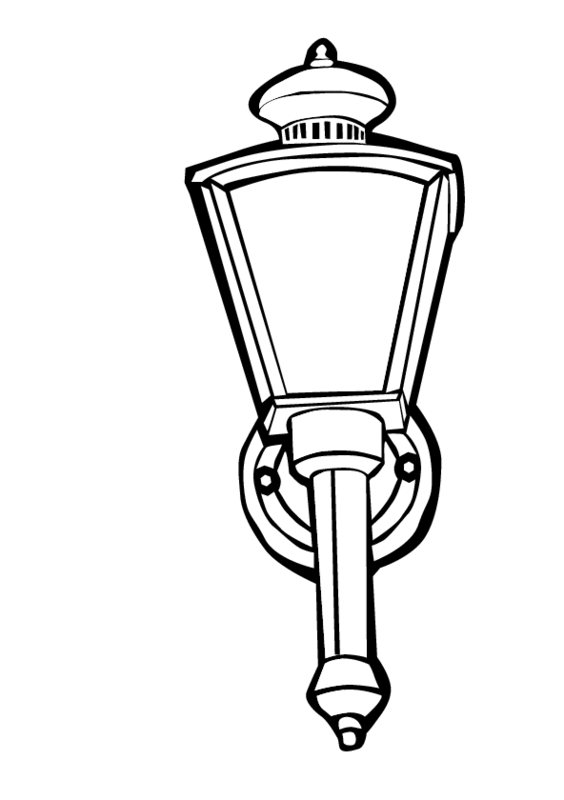 lamp Colouring Pages (page 2)