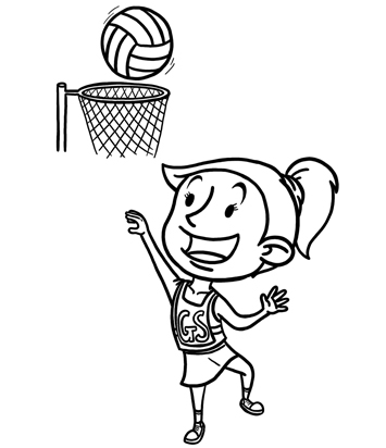 Netball Girl. | Our Family StickUs