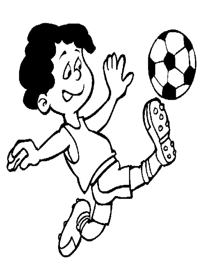 Soccer Coloring Pages (