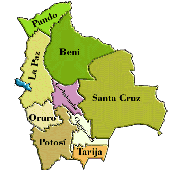 Bolivia Geography. Major Cities of Bolivia. Map of Bolivia ...