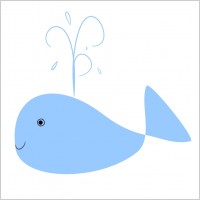 Cartoon Whale clip art Vector clip art - Free vector for free download