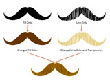 Movember Moustache Clip Arts for PowerPoint | PowerPoint Clip Art ...