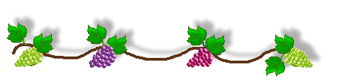 Wine clip art of grapes and vine dividers and lines
