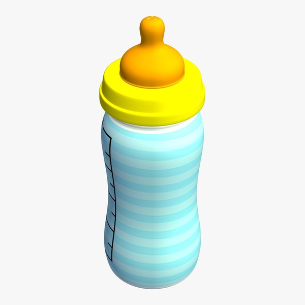 Baby Bottle 3D Model Made with 123D 123Dapp.