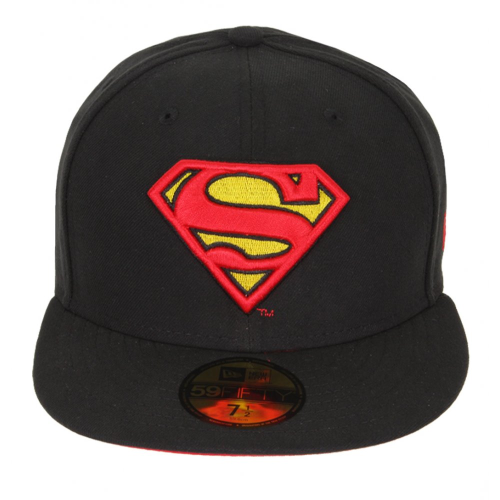Buy New Era Character Superman Cap in Black | Hype Direct