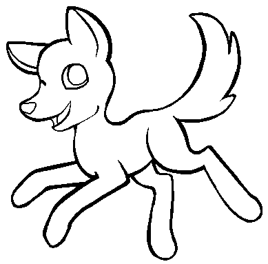 Free to use -- Dog Base MS PAINT FRIENDLY by Adopt-a-Cute on ...