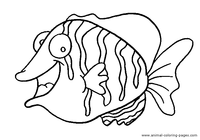 Fish Coloring Pages - Dr. Odd