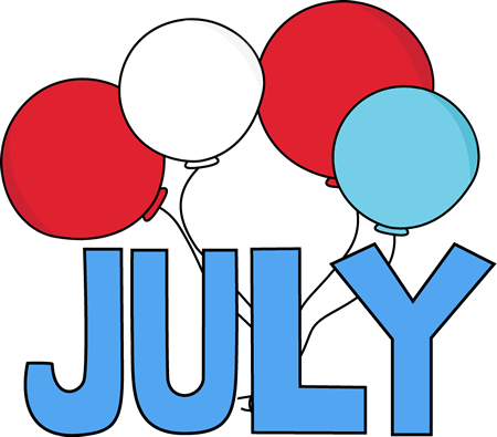 July Clip Art - July Images - Month of July Clip Art