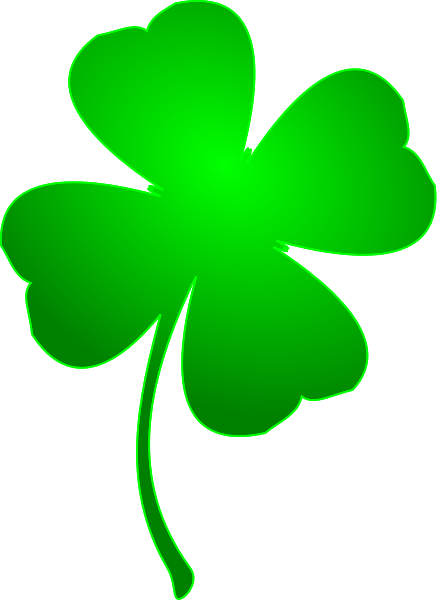 Irish clover clipart
