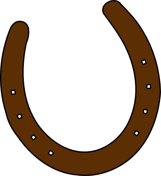 Western silhouette clip art free shop horseshoe - Clipartix