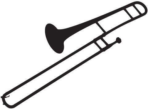 Trombone Clip Art, Vector Images & Illustrations