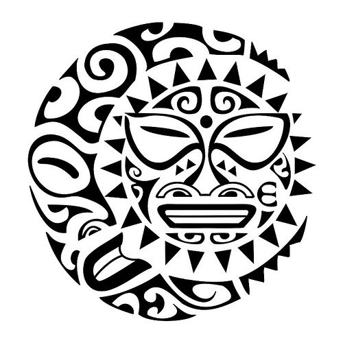 Tribal Moon Tattoo | Moon Tattoos ...