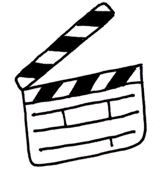 Movie Clapboard Template Clipart - Free to use Clip Art Resource