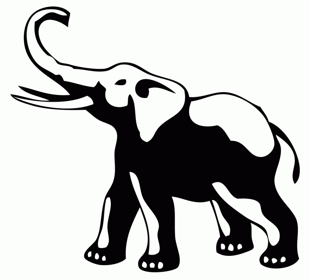 Elephant Outline - Clipartion.com