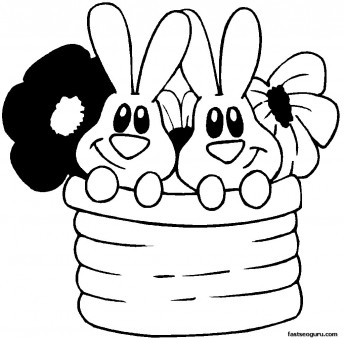 Easter Bunny Print Out - ClipArt Best