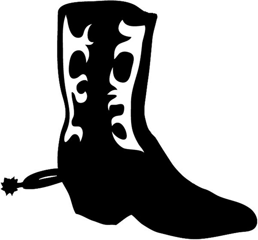 Cowboy Boot Graphic | Free Download Clip Art | Free Clip Art | on ...