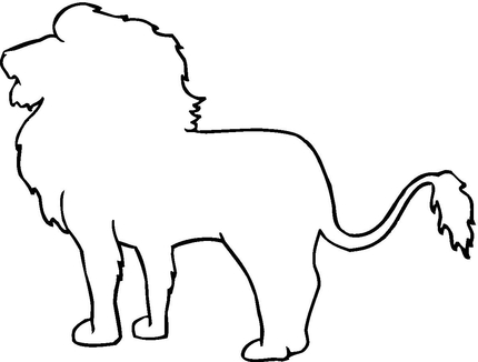 Lion Outlines - ClipArt Best