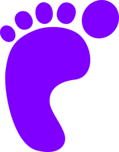 Footprint clipart images