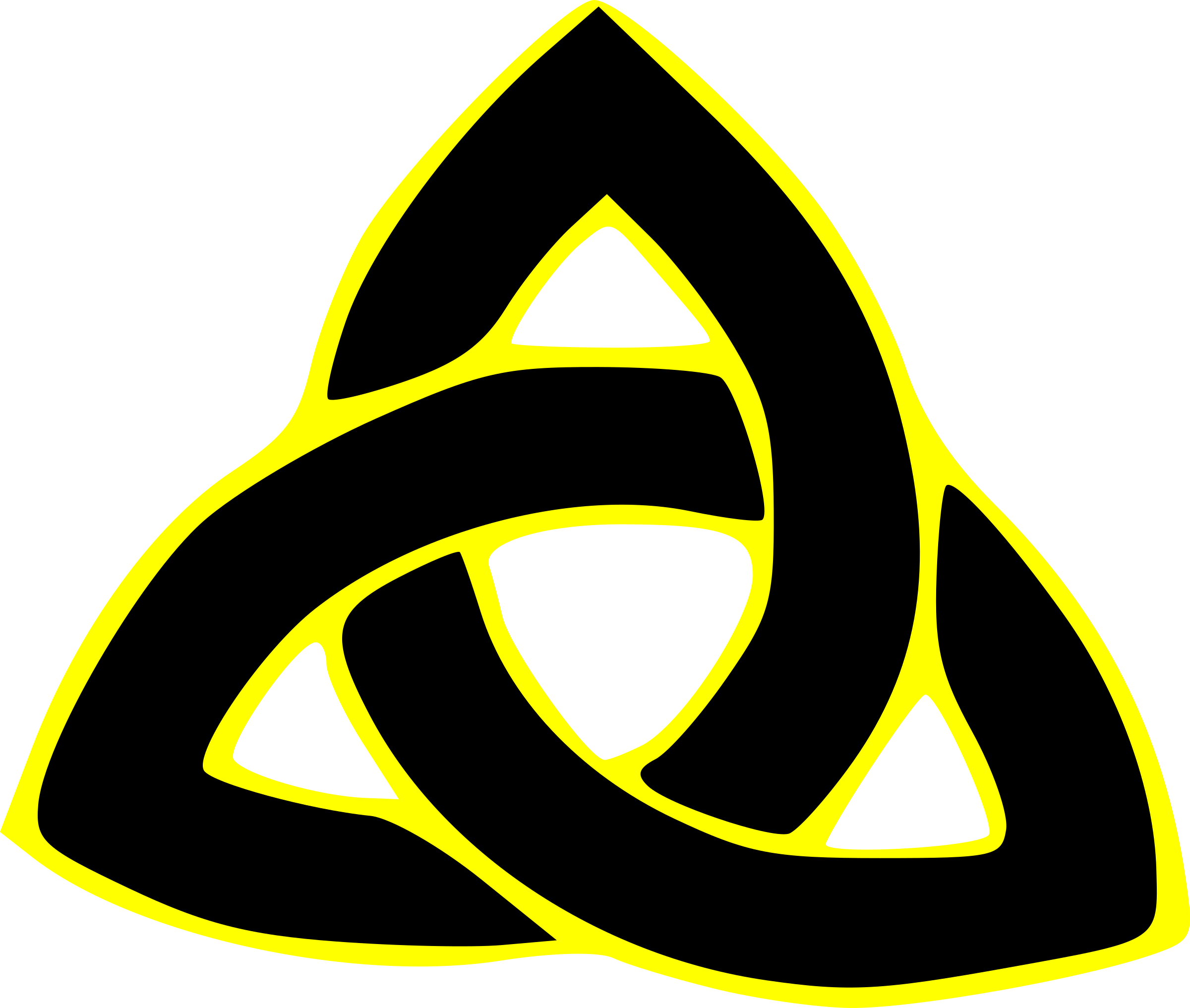 Clipart - simple trinity knot