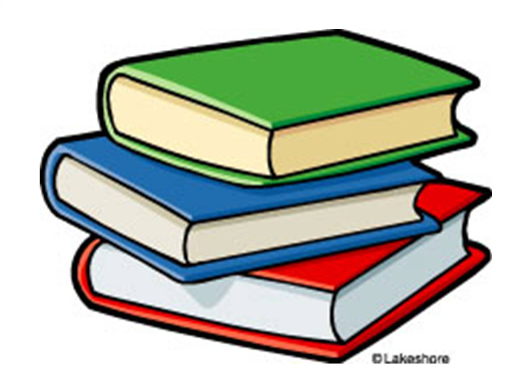 Library books open source clipart