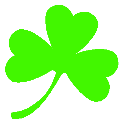 Small shamrock clipart