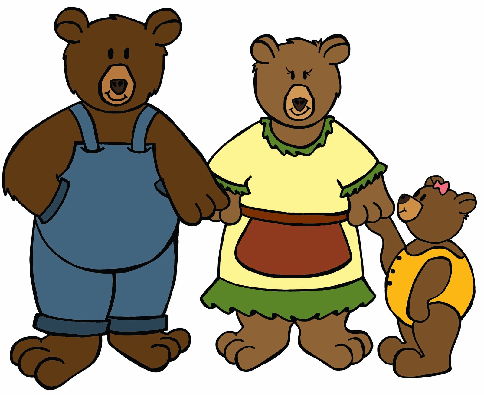 Bear family clipart