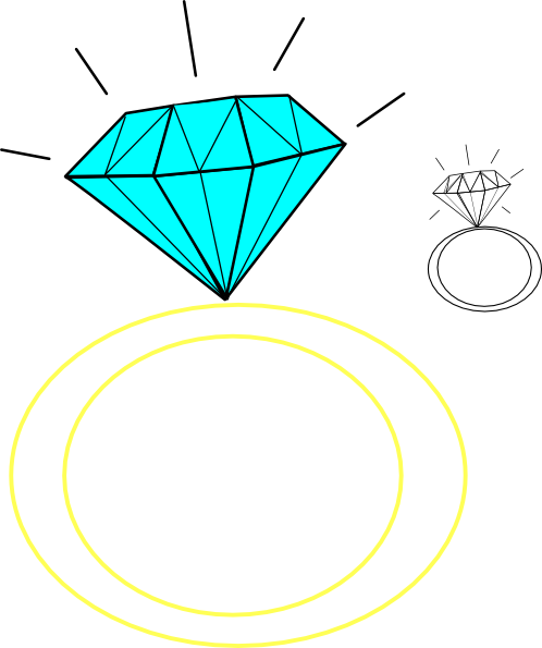 Cartoon Diamond Ring | Free Download Clip Art | Free Clip Art | on ...