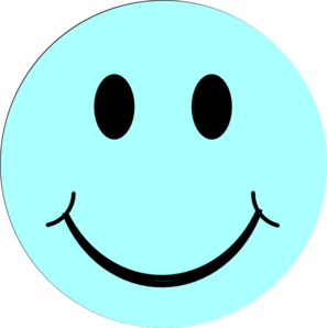 Blue Smiley Face Clipart