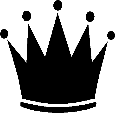 Crown clipart transparent silhouette