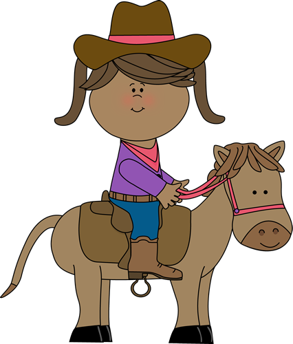 Horse riding clipart