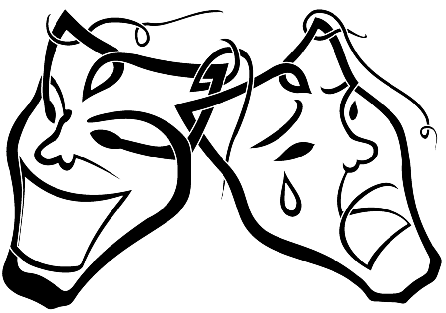 How To Draw Drama Masks