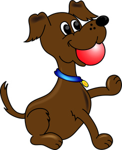 Cartoon dog clipart