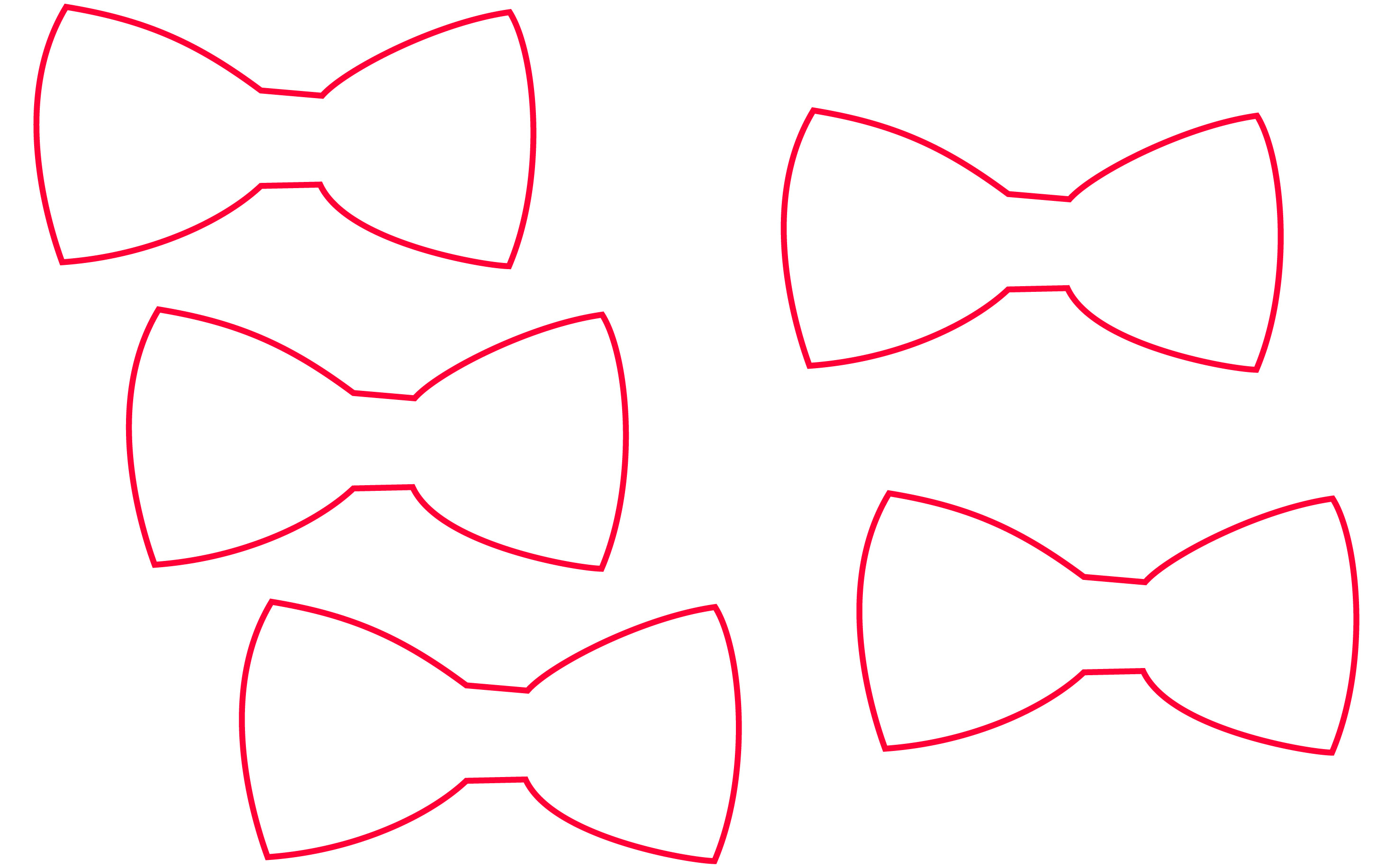 Free Printable Hair Bow Templates