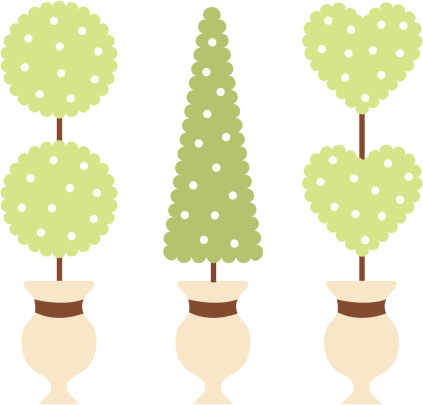 Topiary Clip Art, Vector Images & Illustrations
