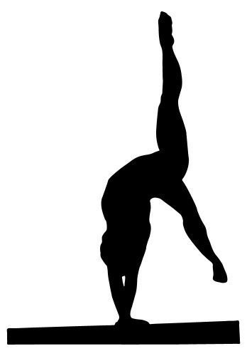 Gymnastics Clipart Silhouette Vault - Free Clipart ...