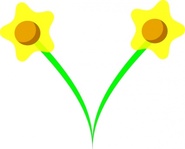 Daffodil Stencil. - ClipArt Best