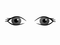 Eye Outlines Template