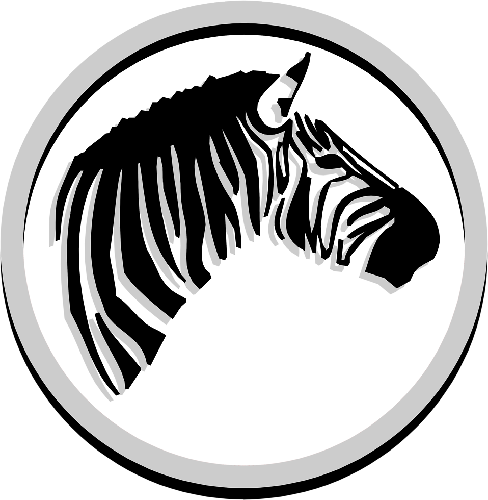 Zebra | Free Stock Photo | Illustration of a zebra head in a ...