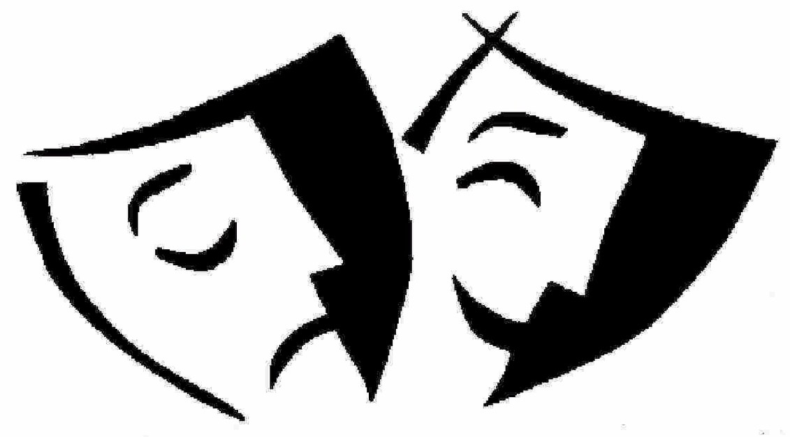 Theatre Masks Clipart - Free to use Clip Art Resource