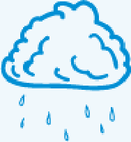 Thunder cloud raining gif clipart