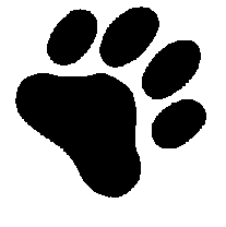 Tiger paw print clip art