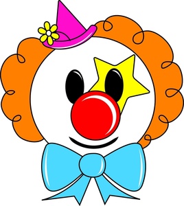 Clown Face Clipart