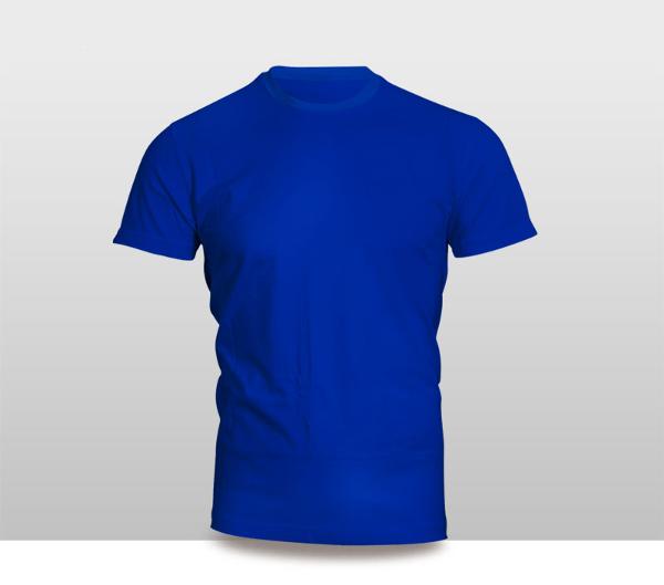 Jual Beli Baju Kaos Pakaian Polos O Neck Cotton Combed Biru Murah ...