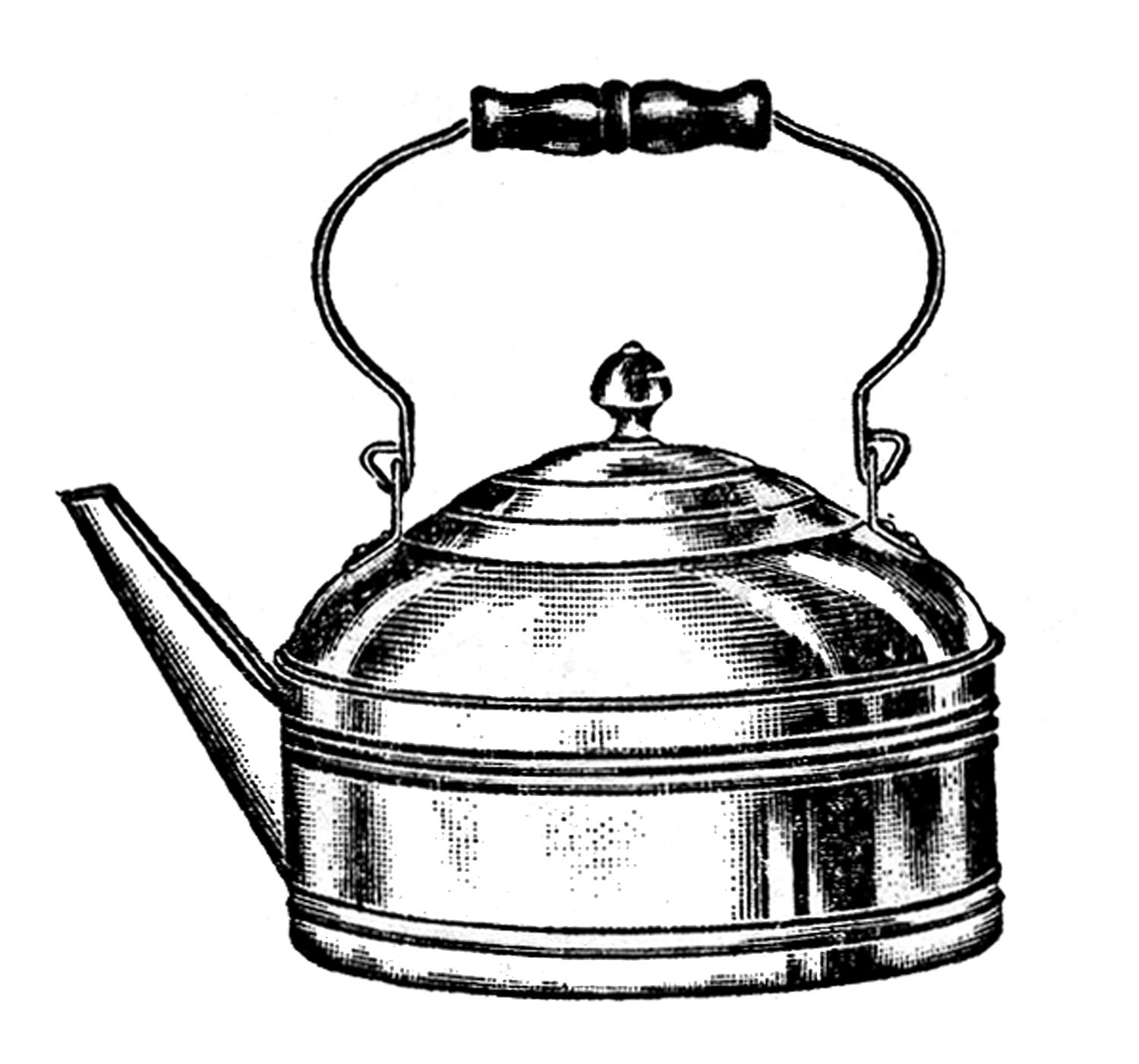 Tea kettle clipart