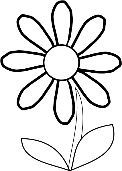 Black and white daisy clipart kid - Cliparting.com