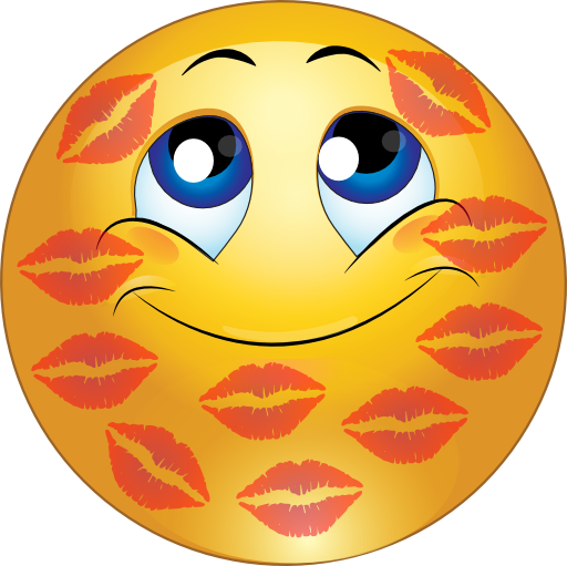 Clipart kissy face